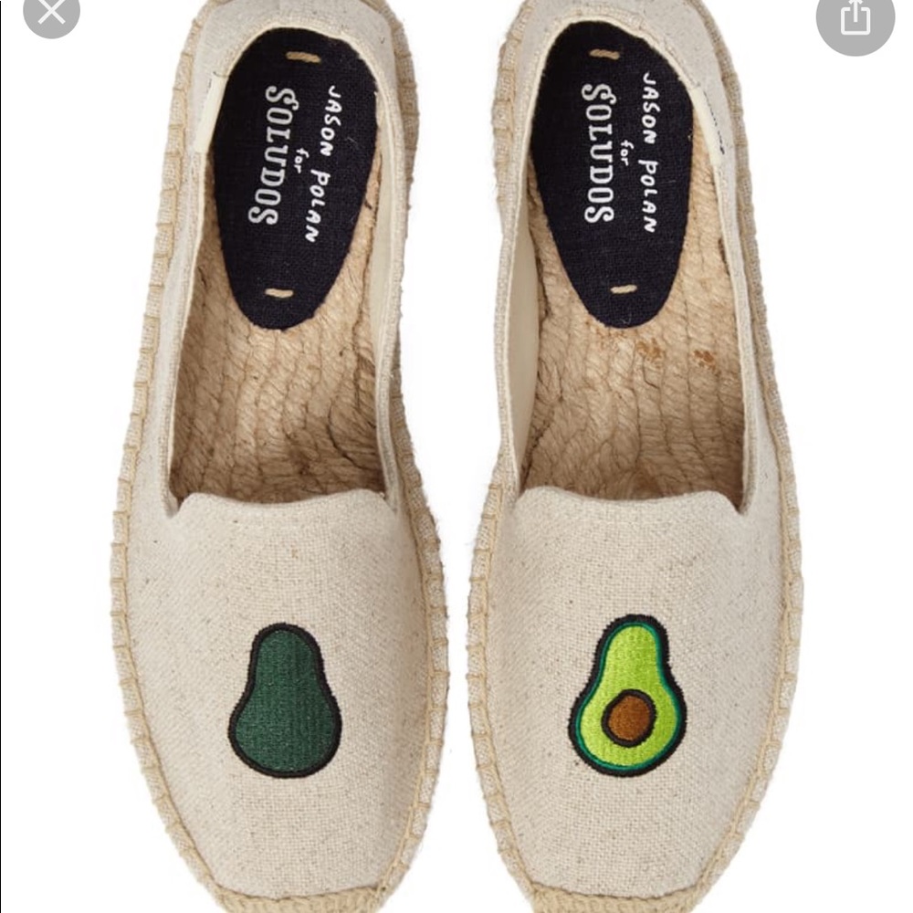 Jason Polan Avocado Slipper Espadrilles
